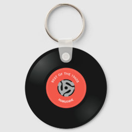Chaveiro Solteiro de Design de vinilo