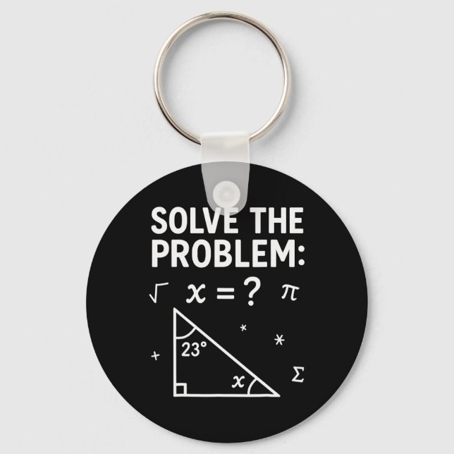 Chaveiro Solve The Problem Do The Math 67 Meme Funny Teache (Frente)