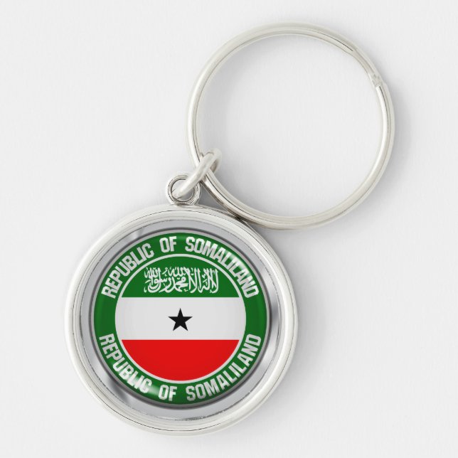 Chaveiro Somaliland Round Emblem (Frente)