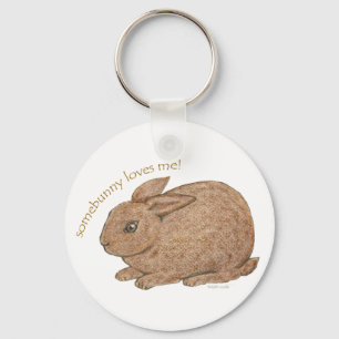 Chaveiro Somebunny ama-me a corrente chave
