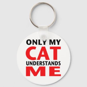 Chaveiro Somente meu gato compreende-me