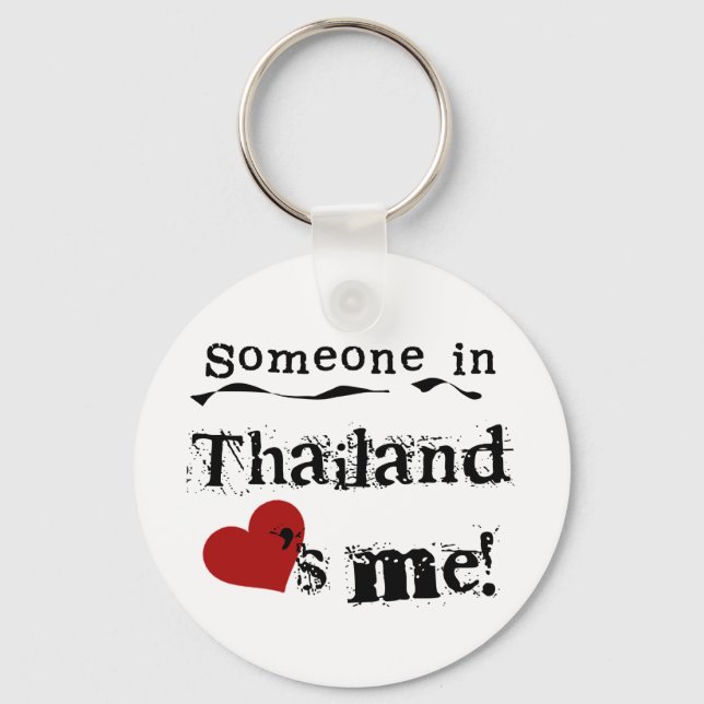 Chaveiro Someone In Thailand Loves Me (Frente)