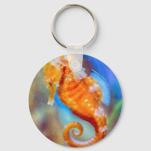 Chaveiro Sonda Laranja com Cavalo