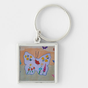 Chaveiro Sonhando com borboleta