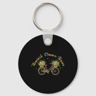 Chaveiro Sonho Farto Bicicleta Floral Feliz 8647 Trum