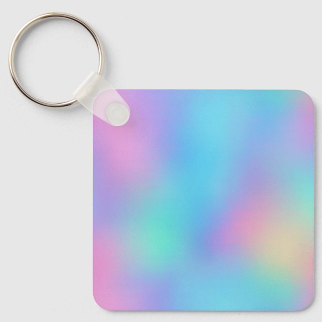 Chaveiro Sonho Pastel Holográfico (Frente)