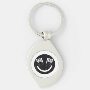 Chaveiro Sorriso de corrida para Race Car Party