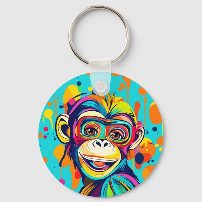 Chaveiro Sorriso de macaco (Frente)