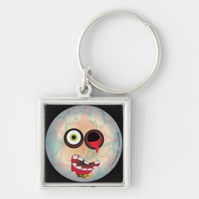 Chaveiro Sorrisos assustadores - zombi (Frente)