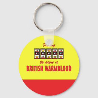 Chaveiro Sorte de possuir um Design de Cavalo de Choque bri