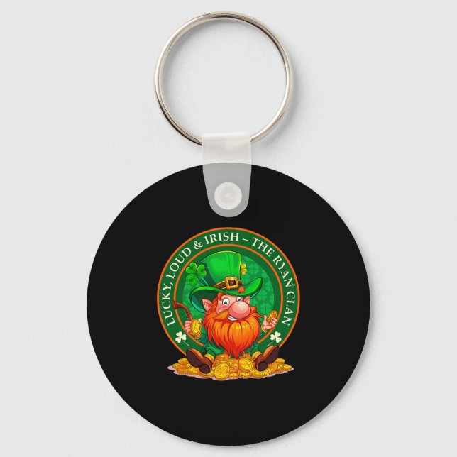 Chaveiro Sortudo, Alto e Irlandês – O Clã Ryan St Patrick (Frente)