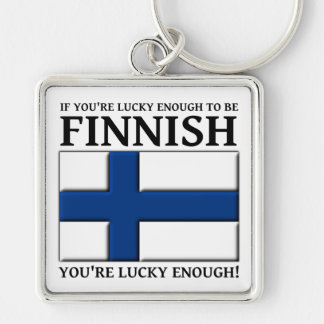 Chaveiro Sortudo o Suficiente para Ser Finlandês