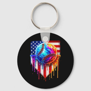 Chaveiro Sorvete Bysebyll Bandeira Americana Drip
