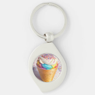 Chaveiro Sorvete Cone Sprinkles