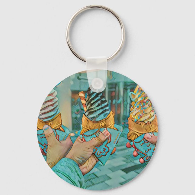 Chaveiro Sorvete de chocolate (Frente)