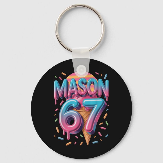 Chaveiro Sorvete do Meme Mason 67 Bysebyll Drip _1  (Frente)