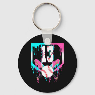 Chaveiro Sorvete Drip Home Plate Bysebyll de 13 anos de ida