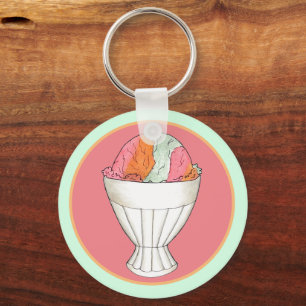 Chaveiro Sorvete Sorbet Dessert Scoop