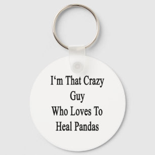 Chaveiro Sou aquela Cara louca que ama curar pandas