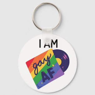 Chaveiro Sou Gay AF Engraçado Mês do Orgulho LGBT