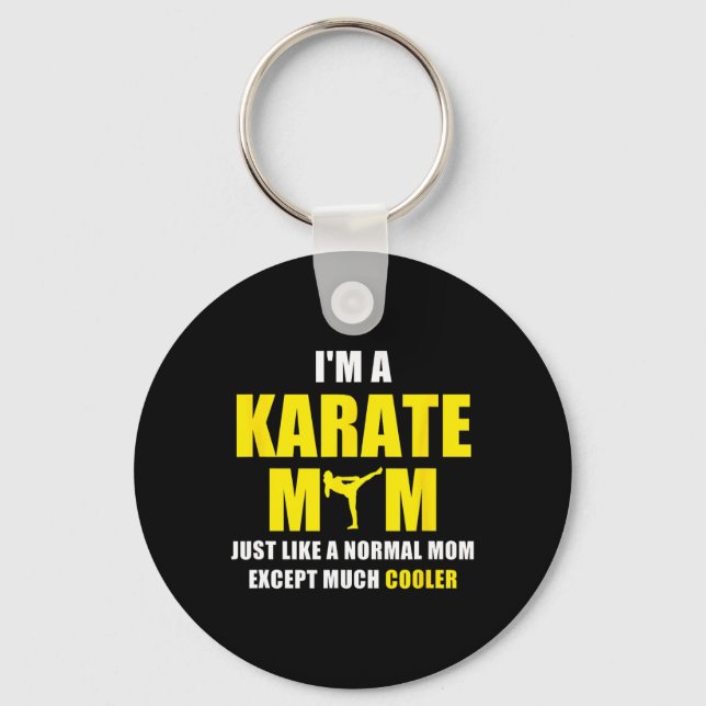 Chaveiro Sou Karate, mãe T Shirt (Frente)
