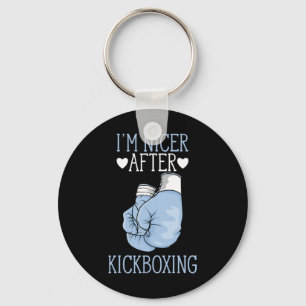 Chaveiro Sou Mais Simpático Depois do Kickboxing Kickboxer
