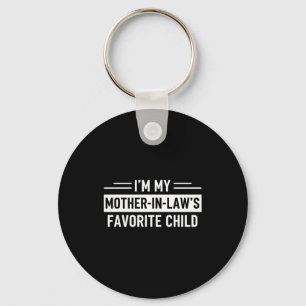 Chaveiro Sou o Filho Favorito da Minha Sogra, Pai/Mãe Engra