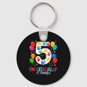 Chaveiro Sou Oficialmente Um Punhado Cinco Meninas De 5 Ano