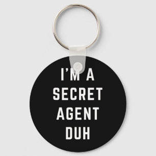 Chaveiro Sou um agente secreto Duh Easy Halloween.