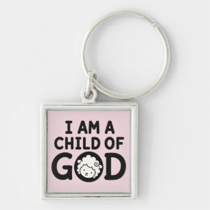 Chaveiro SOU UM FILHO DE DEUS Presente Cristão para Chá d