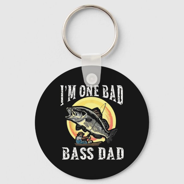 Chaveiro Sou Um Pai B Muito Mau Largemouth B (Frente)