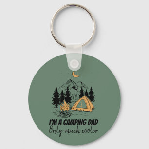 Chaveiro Sou um Pai de acampamento - Engraçado Dia de os pa