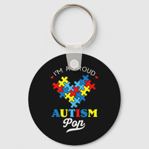 Chaveiro Sou um Pop de Autismo Orgulhoso - Perfeito para o