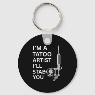 Chaveiro Sou um Tatoo Artista Engraçado Presente