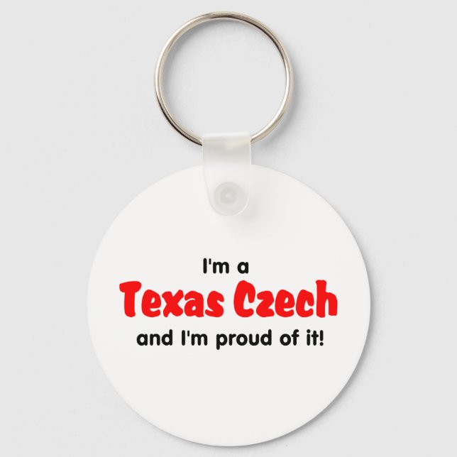 Chaveiro Sou um Texas Tcheco - Camisa T (Frente)