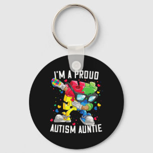 Chaveiro Sou Uma Orgulhosa Tia do Autismo Conscientização d