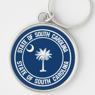 Chaveiro South Carolina Round Emblem