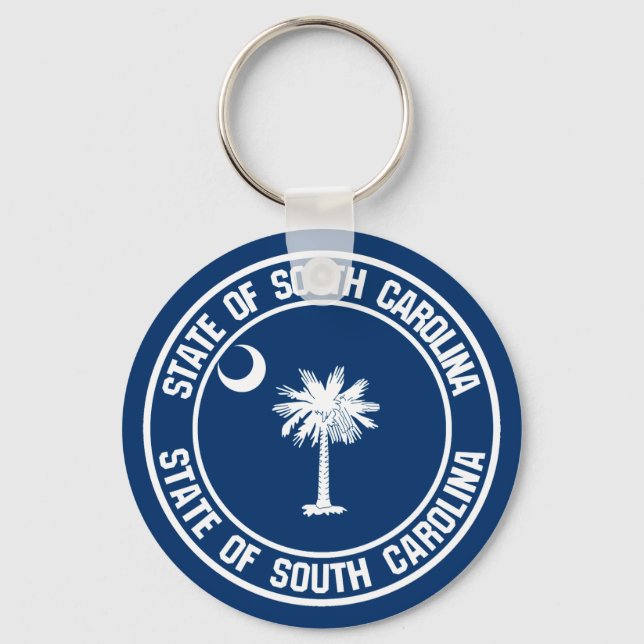 Chaveiro South Carolina Round Emblem (Frente)