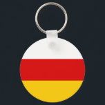 Chaveiro South Ossetia Flag<br><div class="desc">Patriotic flag of South Ossetia.</div>