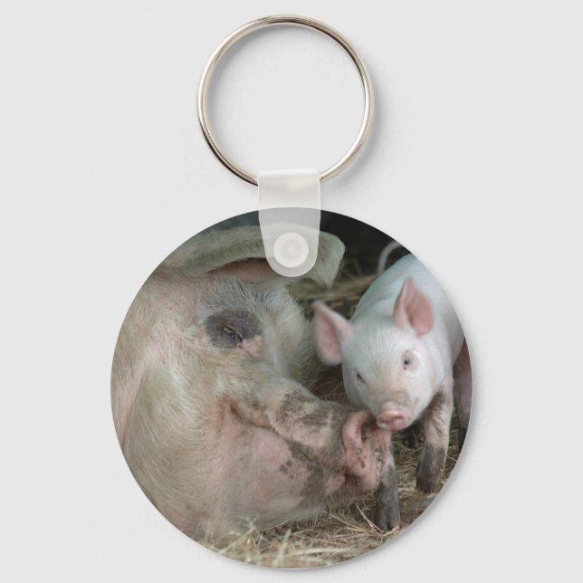Chaveiro Sow com Piglet (Frente)