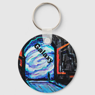 Chaveiro Sozinho com o Abismo Brilhante