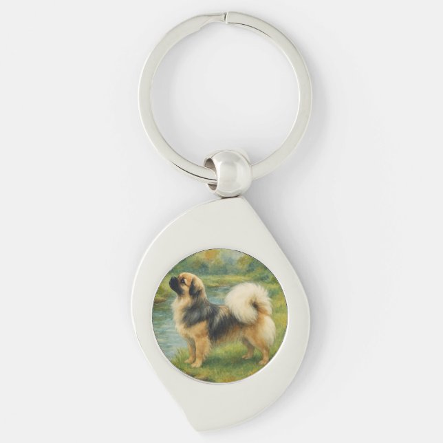 Chaveiro Spaniel Tibetano (Frente)