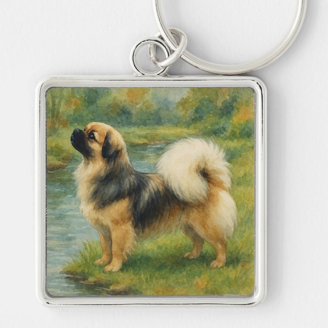 Chaveiro Spaniel Tibetano (Frente)