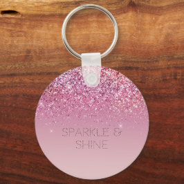 Chaveiro Sparkle Dourado Cor-de-Rosa rosa Dourado