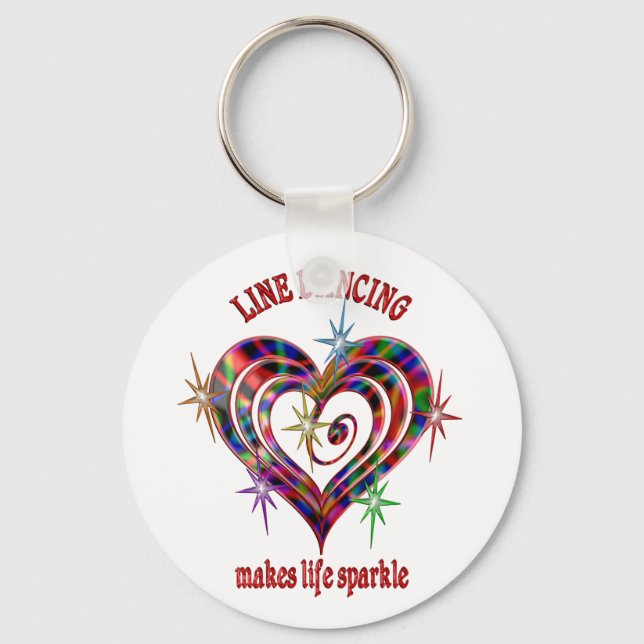 Chaveiro Sparkles de dançarina de linha (Frente)