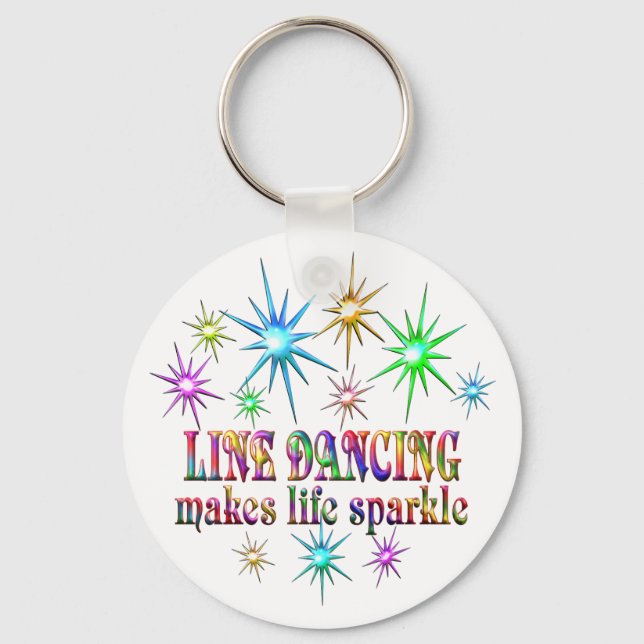 Chaveiro Sparkles de dançarina de linha (Frente)