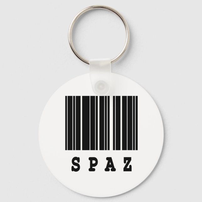 Chaveiro spaz barcode design (Frente)