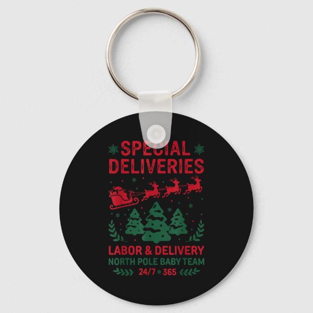 Chaveiro Special Deliveries Labor And Delivery Baby Nurse C (Frente)