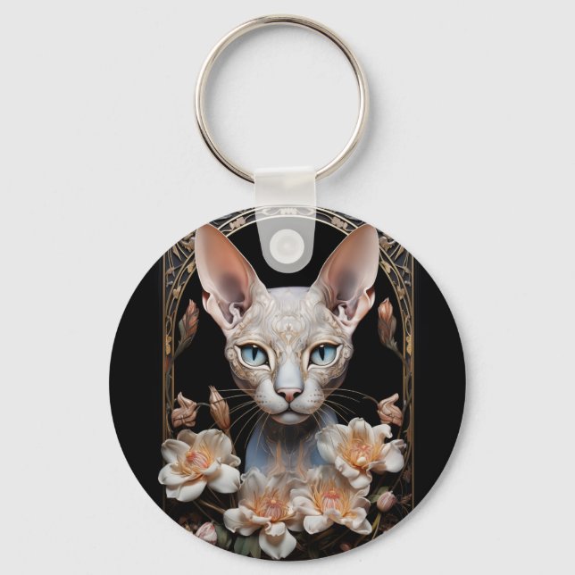 Chaveiro Sphynx cat (Frente)