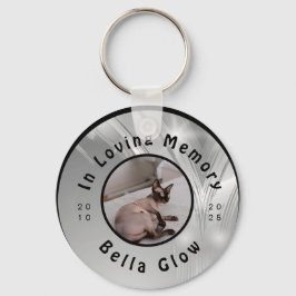Chaveiro Sphynx Cat Memorial Silver Remembrance Art